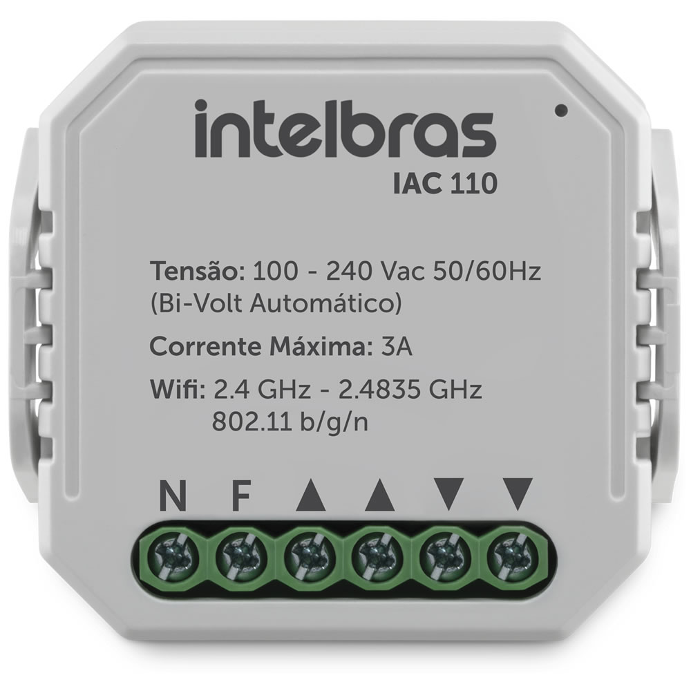 Acionador de Cortinas Wi-Fi Smart IAC 110 Intelbras