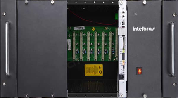 Central Telefônica Pabx Rack Híbrida (Sem Placas) IMPACTA 140 Intelbras