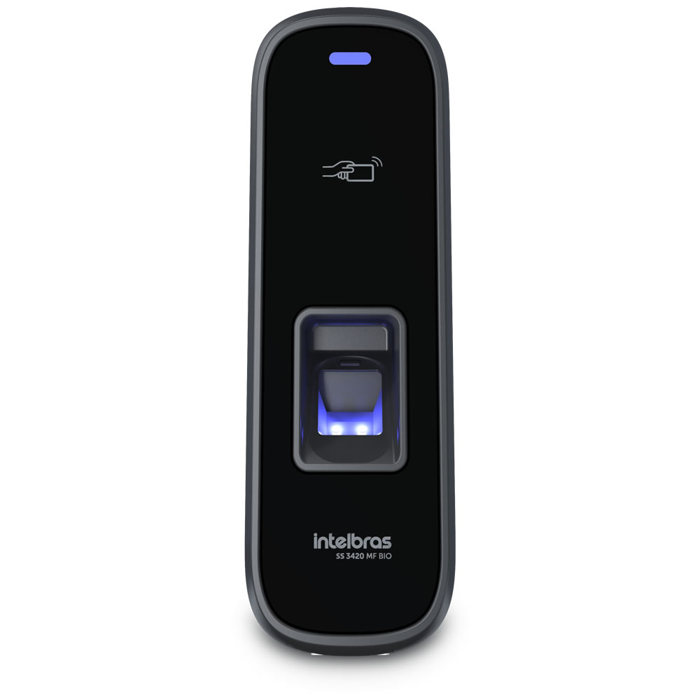 Controlador de Acesso Biometria e RFID 13,56MHz SS 3420 MF BIO Intelbras