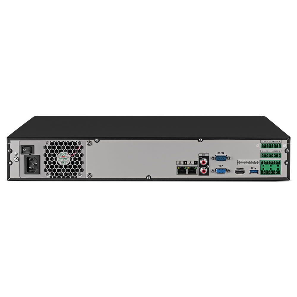 Gravador de Vídeo IP NVR 32 Canais 16 MP Inteligência Artificial iNVD 5132 + HD 6 TB Intelbras