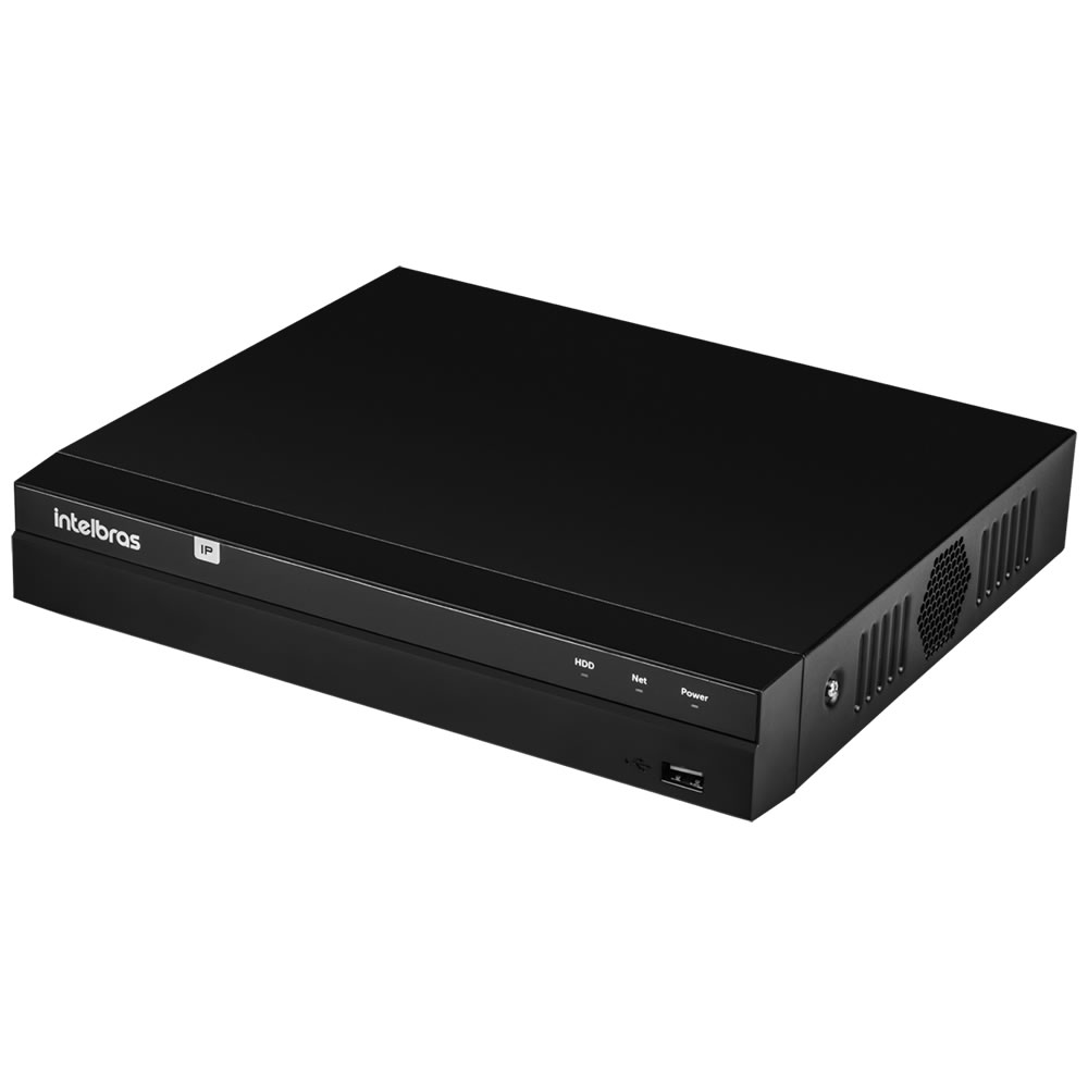 Gravador de Vídeo IP NVR 4 Canais 4K NVD 1404 + HD 2 Teras Purple Intelbras