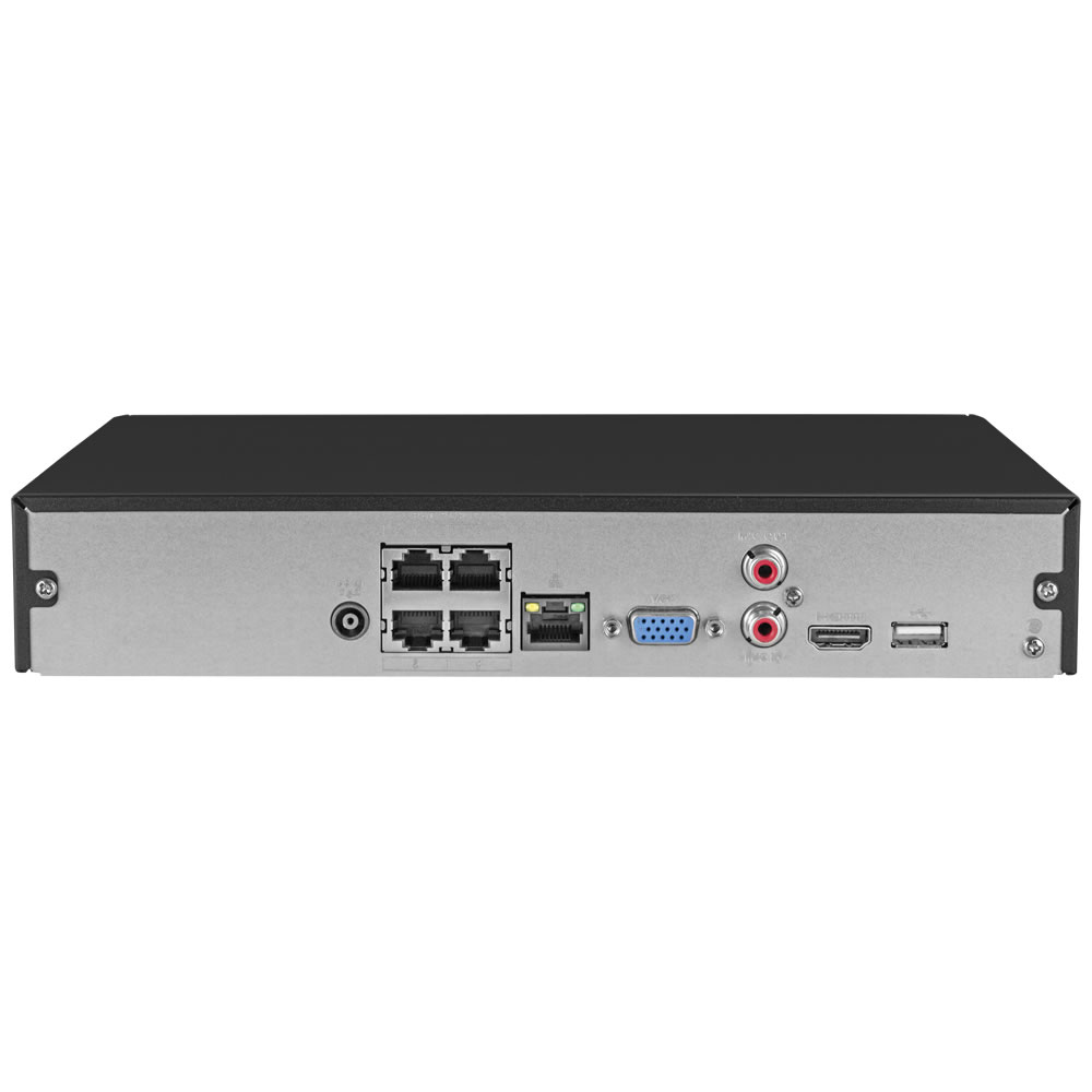 Gravador de Vídeo IP NVR 4 Canais 4K PoE NVD 1404 P + HD 4 Teras Purple Intelbras