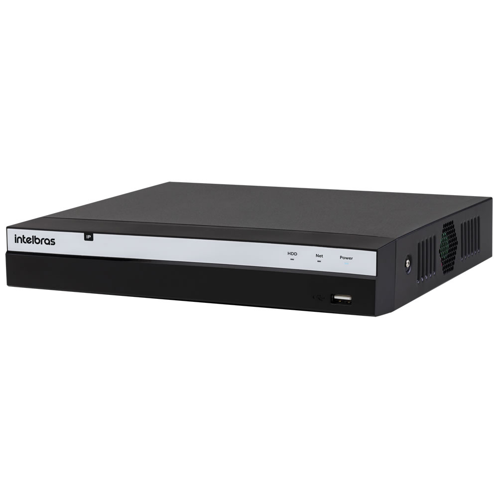 Gravador de Vídeo IP NVR 8 Canais IP PoE 4K NVD 3308 P Intelbras