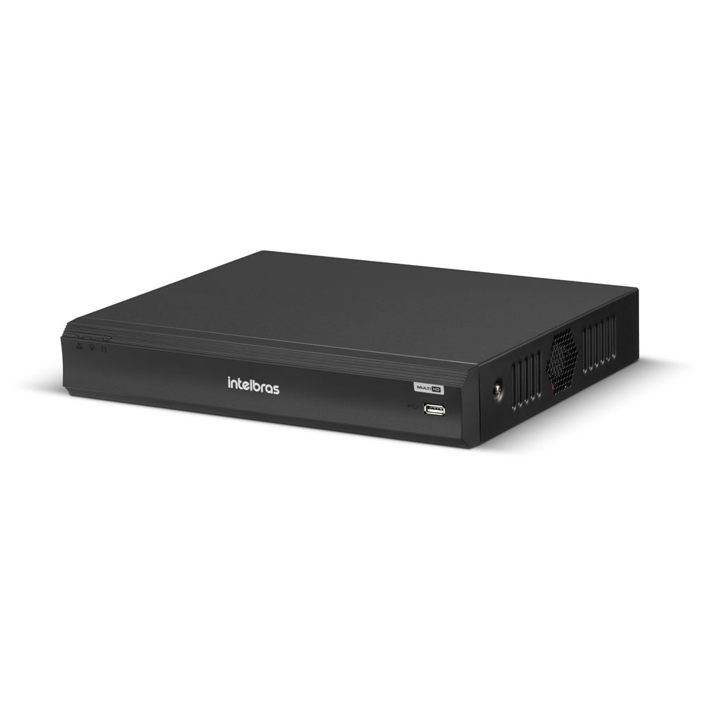 Gravador Digital DVR 04 Canais 5MP Multi HD Inteligência Artificial iMHDX 3004 + HD 8 Teras Intelbras