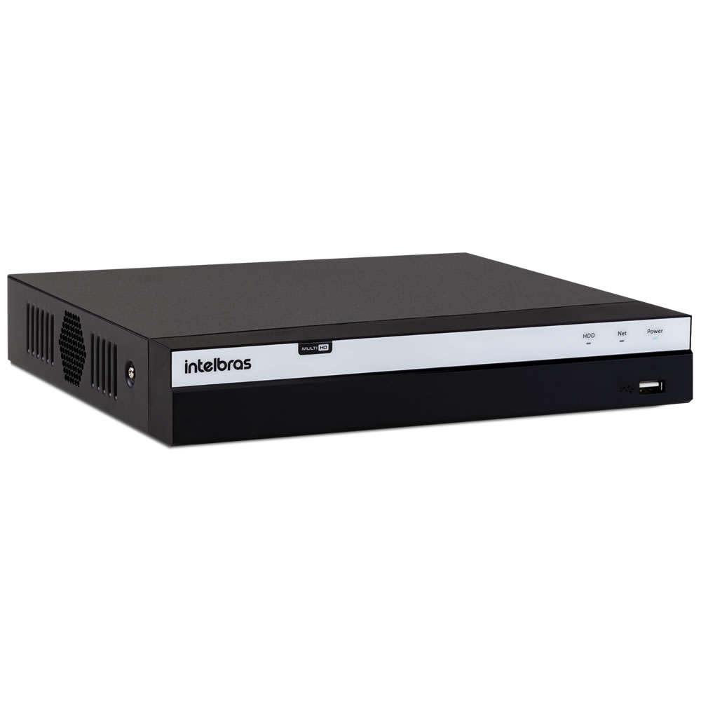 Gravador Digital DVR 16 Canais 2MP Multi HD Inteligência Artificial MHDX 3016 C + HD 8 Teras Intelbras