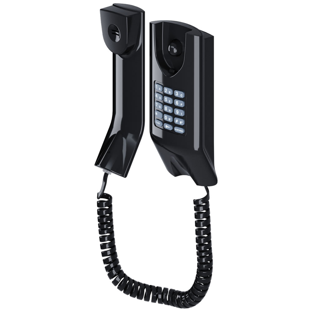 Kit 03 Telefone Comunicação Condominial TDMI 300 Preto Intelbras