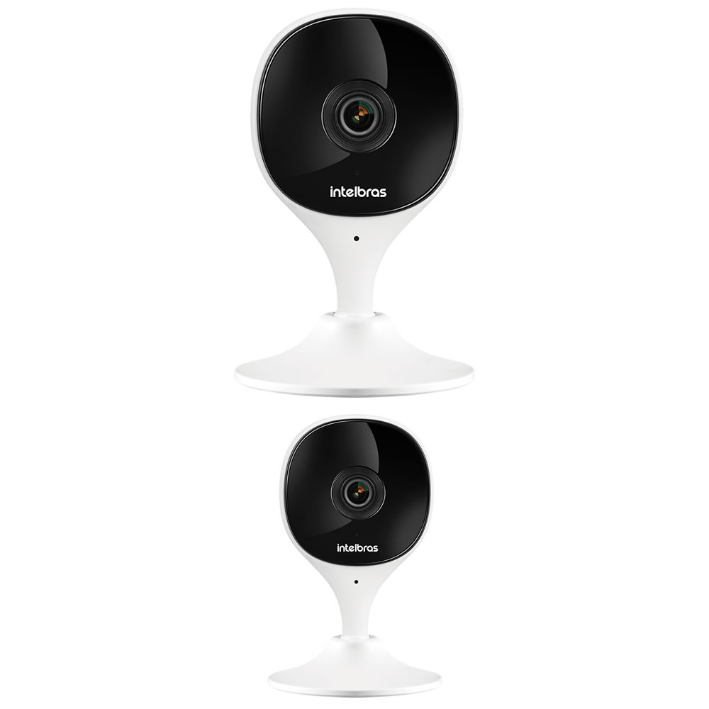 Kit 2 Câmeras Wi-Fi Inteligente Com Alarme e Armazenamento em Nuvem iMX C Intelbras