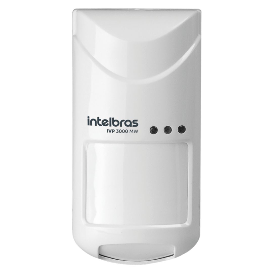 Kit 2 Sensores Alarme Passivo Microondas Intelbras IVP 3000 MW