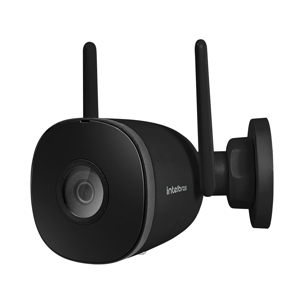 Kit 5 Câmeras Inteligente Wi-Fi, Zoom e Áudio Externa iM5 SC Black Intelbras