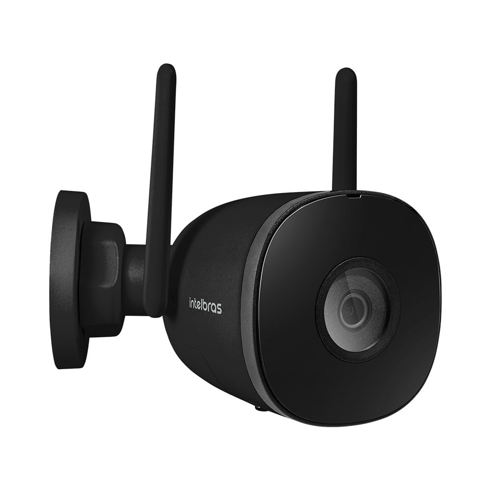 Kit 8 Câmeras Inteligente Wi-Fi, Zoom e Áudio Externa iM5 SC Black Intelbras