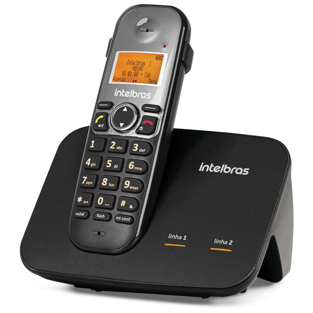 Kit Telefone 2 Linhas Ts 5150 + 3 Ramais Ts 5121 + 4 fones HC 10 Intelbras