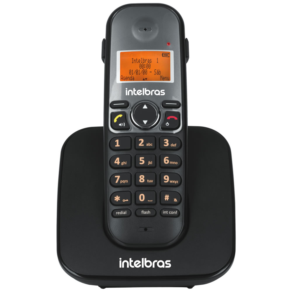 Kit Telefone Sem Fio TS 5120 + 1 Ramal TS 5121 Intelbras