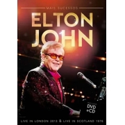 ELTON JOHN - MAIS SUCESSOS  LIVE IN LONDON 2013 - LIVE IN SCOTLAND 1976 - CD + DVD NACIONAL