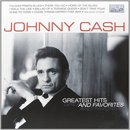 Johnny  Cash - Greatest Hits e Favorites - 2lps - Lp  Importado Ms