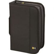 Porta Cds - Case Logic para 92  CD's -  CDW-92 BLK Nylon CD Wallet-Holds 92 or 46 W/Notes