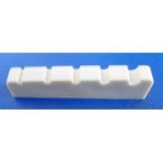 Nut de plástico cor branca para Baixo 5 cordas (44.9mm x 6.0mm x 8.9/7.8mm)
