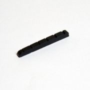 Nut de plástico cor preta para guitarra (42.7mm x 3.4mm x 5.0/3.8mm)