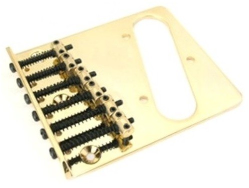 Ponte Dourada estilo Telecaster para guitarra - Sung-il (BT002) - Luthieria Brasil