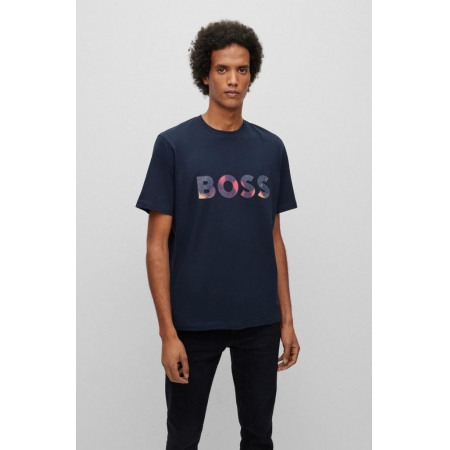Camiseta Boss Colors Marinho - Azul
