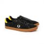 SAPATÊNIS  HOWELLS UNLINED SUEDE FRED PERRY PRETO