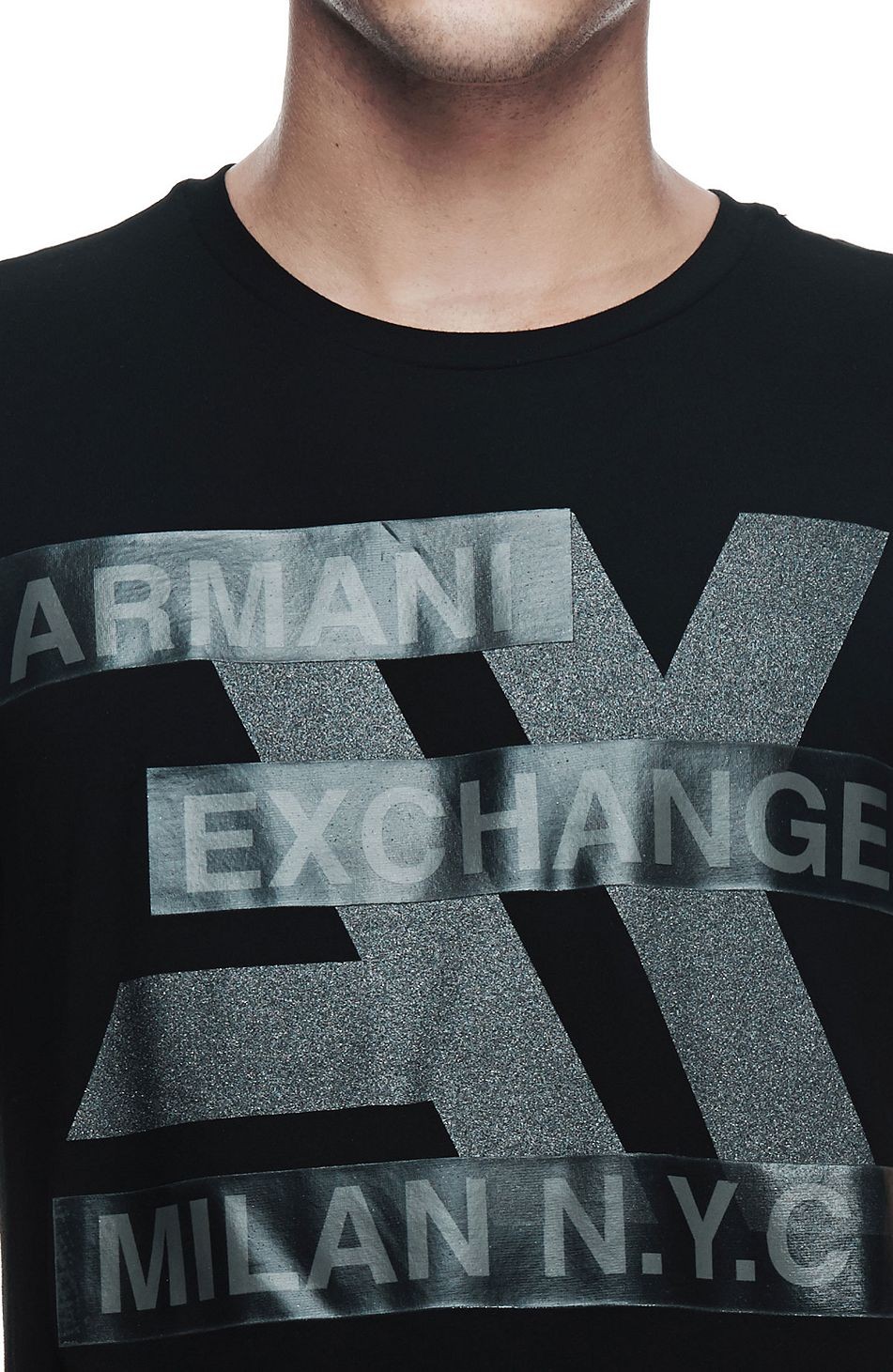 Camiseta Armani Exchange Preta 025  - Ca Brasileira