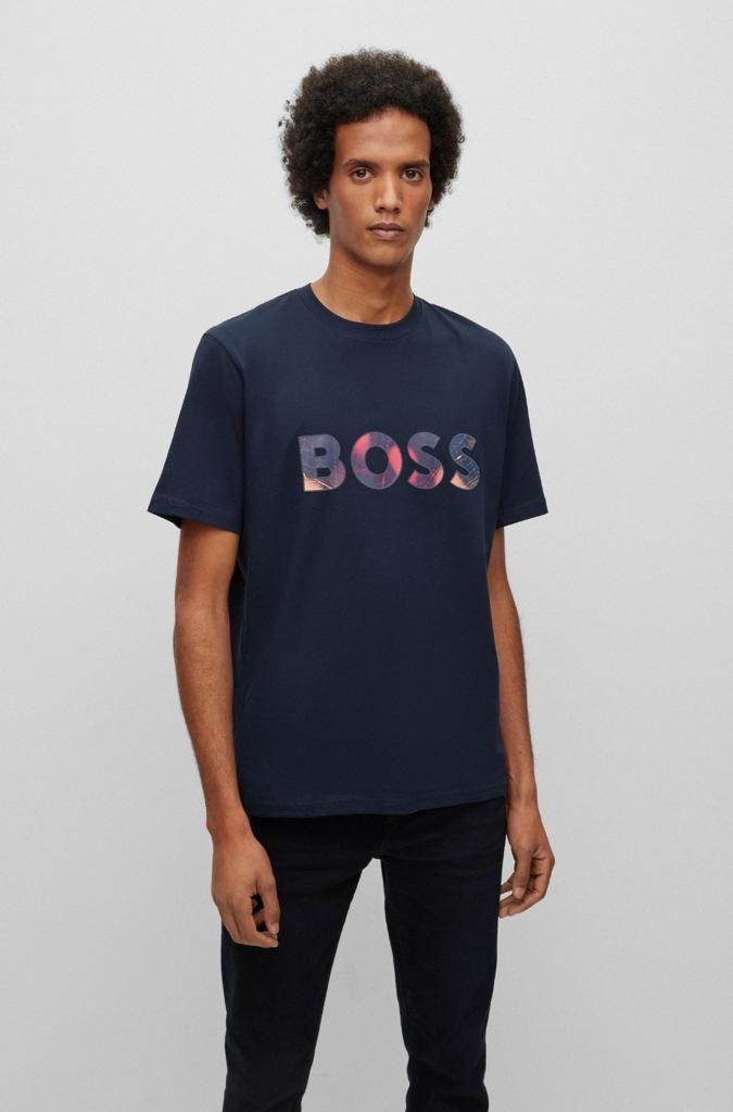 Camiseta Boss Colors Marinho - Azul