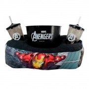 Kit Almofada Porta Pipoca Vingadores Avengers