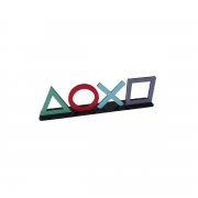 Enfeite Decorativo de Mesa Playstation Símbolo Botões em MDF