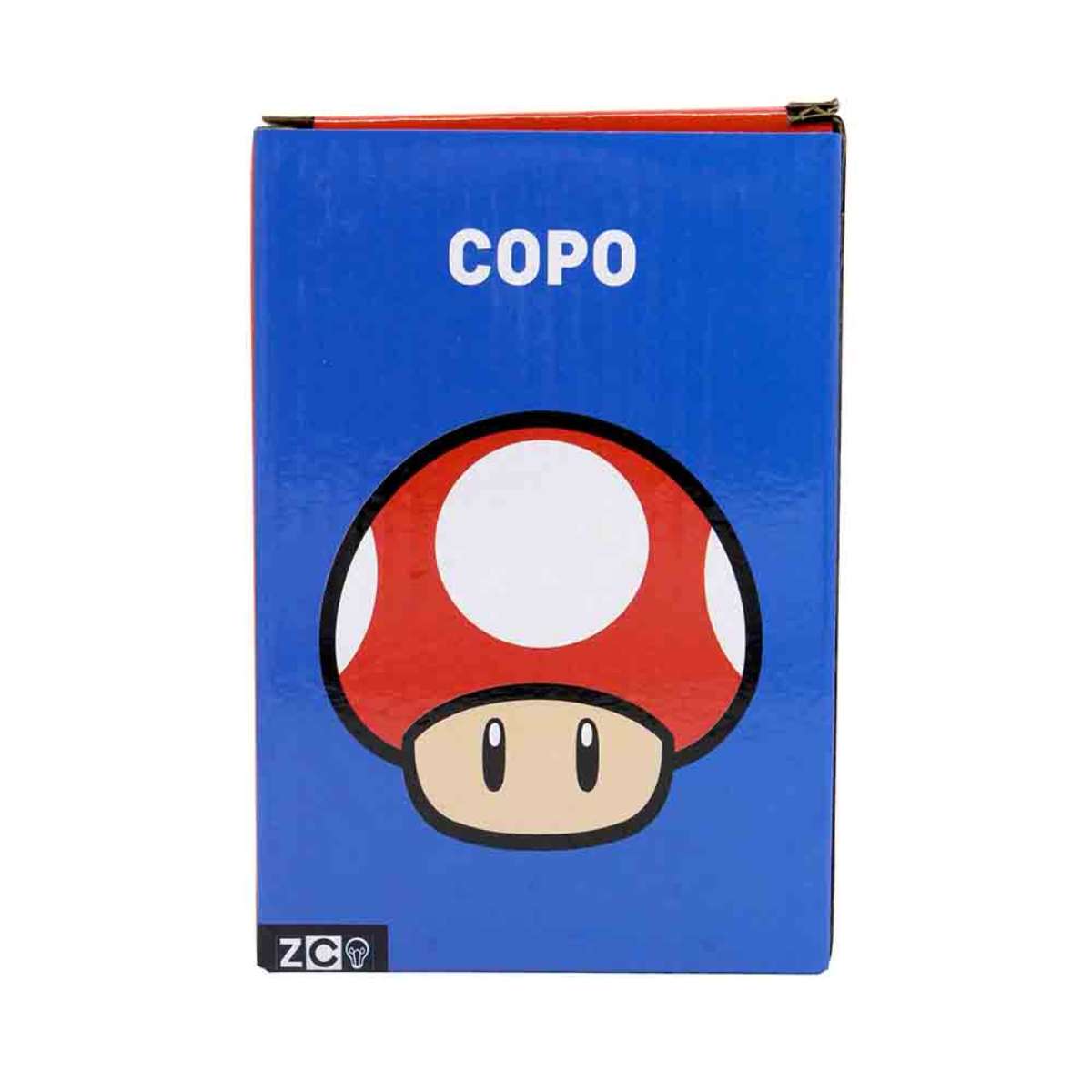 Copo Viagem Cogumelo Vermelho Super Mario Bros Nintendo