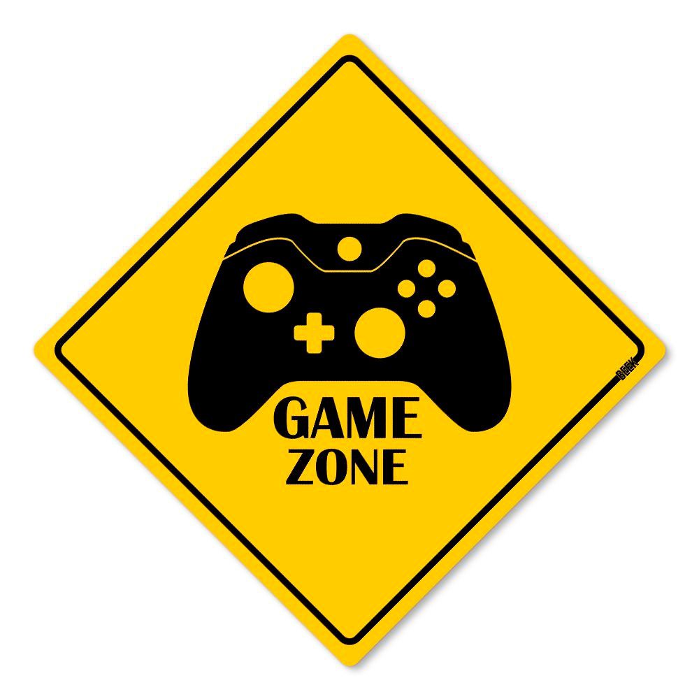 Placa Decorativa 30x30 Gaming Zone X Xbox One Controle