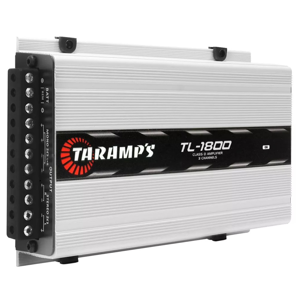 Módulo Amplificador Digital Taramps TL1800 - 530W RMS 3 Canais 2 Ohms