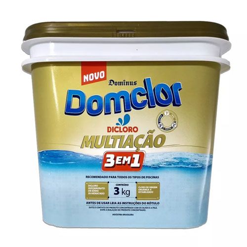 DiCloro Multiação 3 Em 1 Domclor 3kg - Domclor