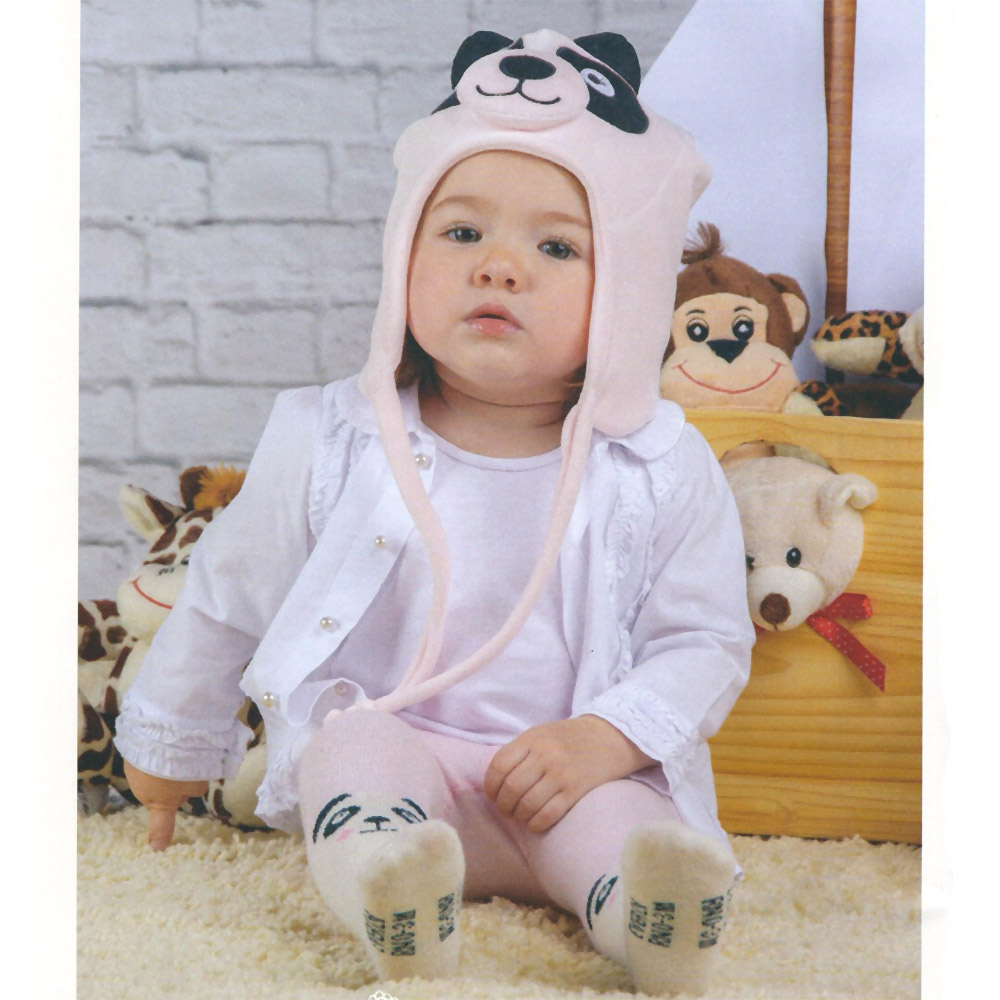 Touca de Plush Panda (7-24 meses) | EVERLY