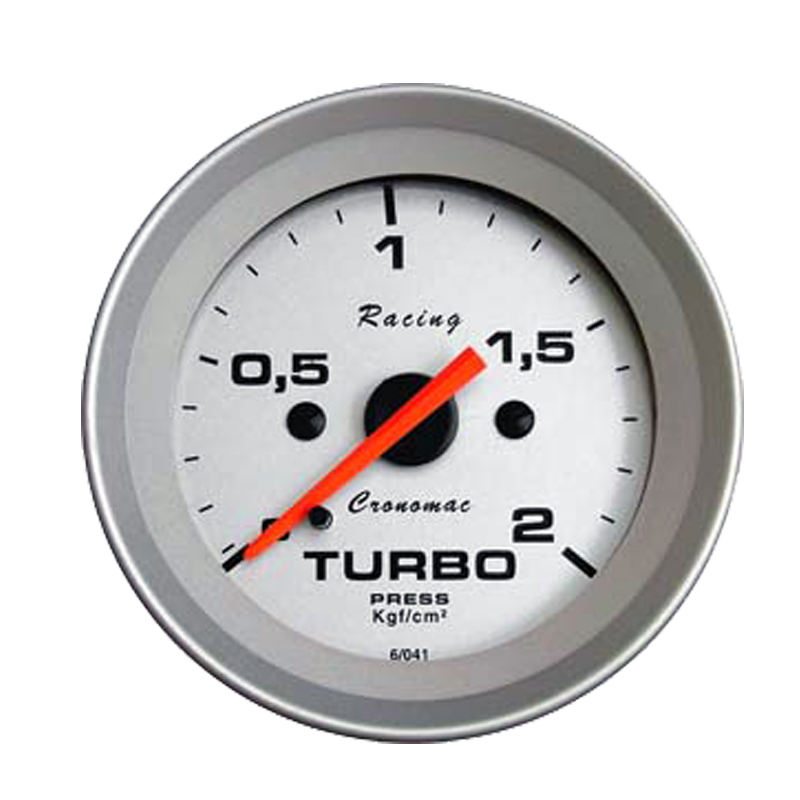Manômetro Pressão Turbo Cronomac 52MM Racing