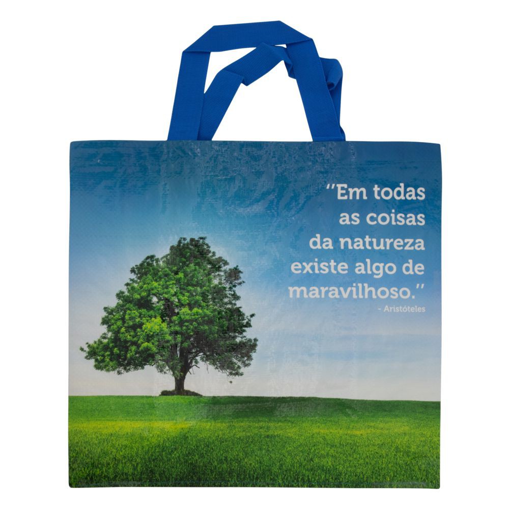 Sacola Personalizada Ecológica Reutilizável Ecobag Campo Verde