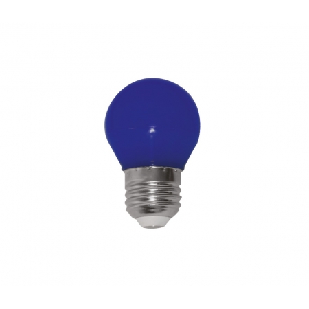 Lâmpada LED Bolinha 3w Azul e27 G45 Color LP 80341 - 220V OPUS LED