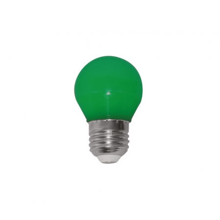 Lampada LED Bolinha 3w Verde e27 g45 Color - 220v