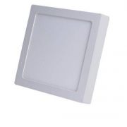 Plafon LED 18w 6000k Painel Sobrepor Quadrado Bivolt Branco Frio