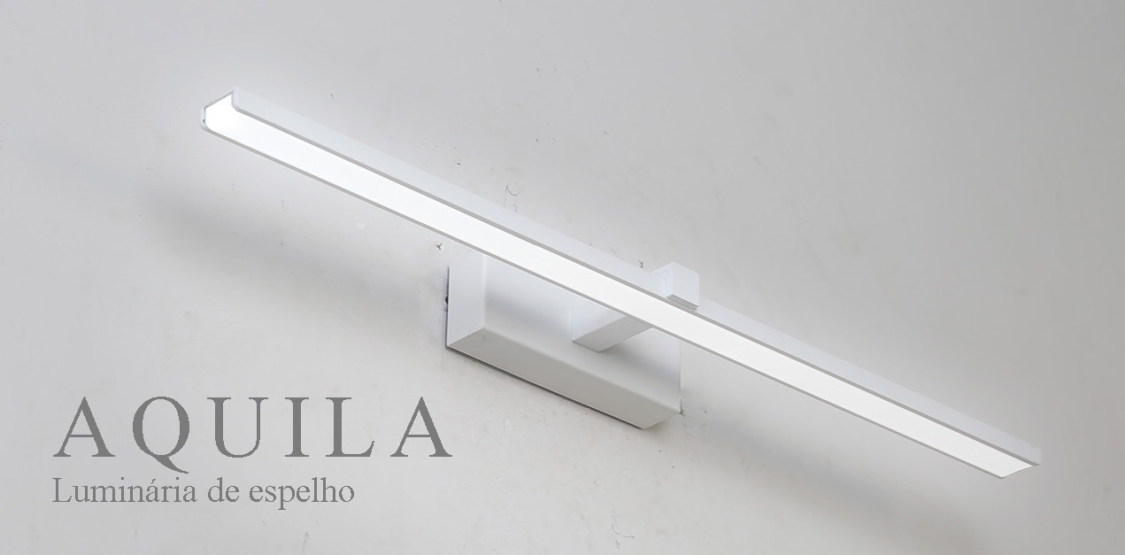 Arandela Aquila LED 7w 4000k Luminaria Espelho - OUTLED ILUMINAÇÃO