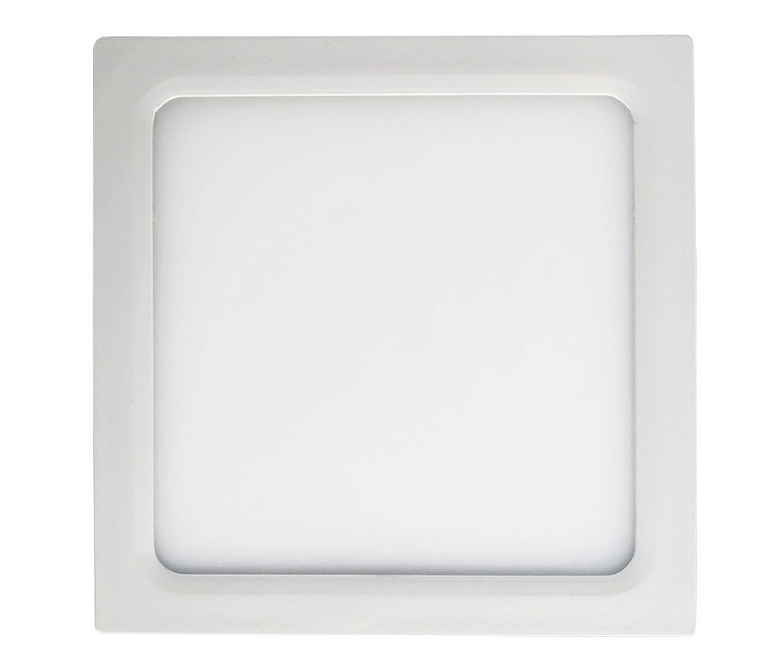 Painel Sobrepor Quadrado 12w LED 3000k Branco Quente 16x16cm ECO 31361
