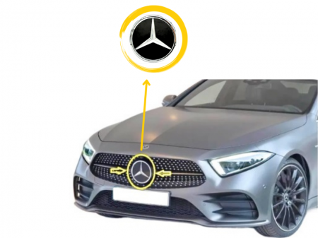Emblema da Grade Mercedes Benz CLS 2018 2019 2020 c257
