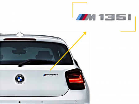 Emblema Tampa Traseira BMW M135i