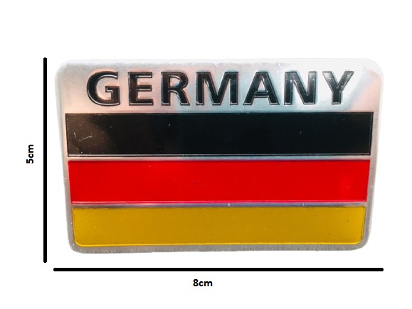 Emblema Badge Bandeira Alemanha  - Só Frisos Ltda