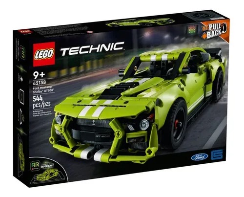 Lego 42138 Technic Ford Mustang Shelby Gt500 - 544 peças