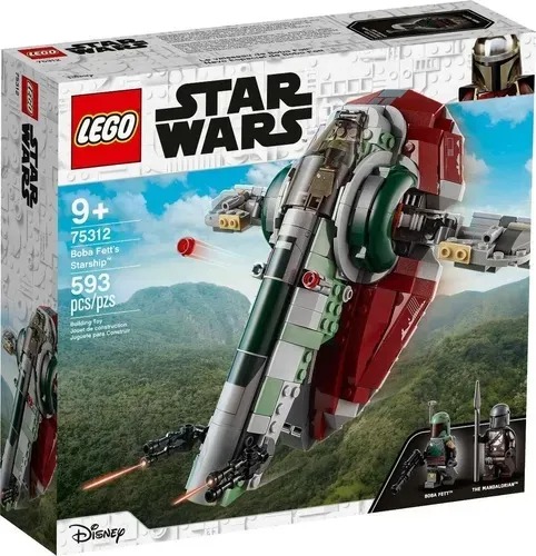 Lego 75312 Star Wars Nave Estrelar De Boba Fett  593 peças