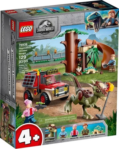 Lego 76939 Jurassic World - Fuga Dinossauro Stygimoloch  129 peças