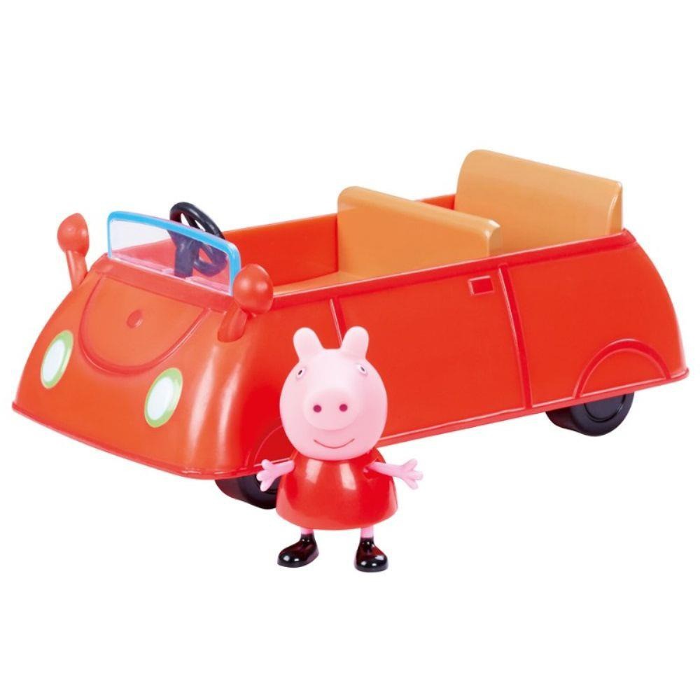 Peppa Pig Veiculo da Peppa 16 cm  Carro Passeio e 1 Boneco Articulado  - Sunny