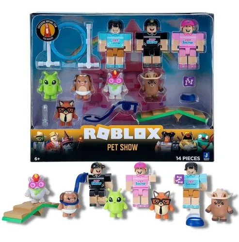 Roblox Pack Luxo Pet Show  8 figuras e 6 acessorios - Sunny