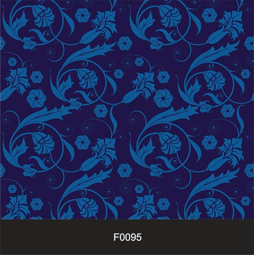 Papel de Parede Adesivo Lavável Floral Azul Delicado F0095  - Final Decor