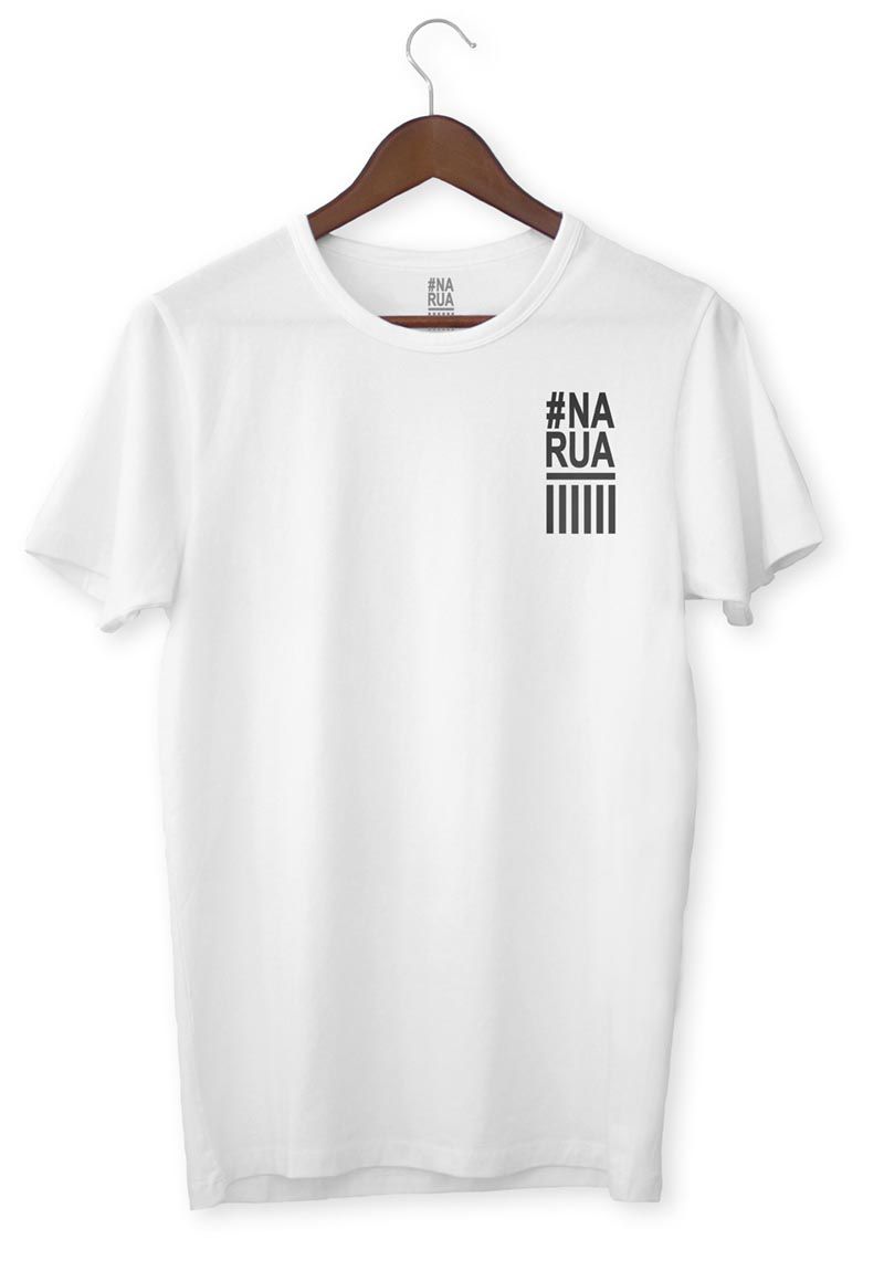 Camiseta #Na RUA - Casual  - LiteraRUA